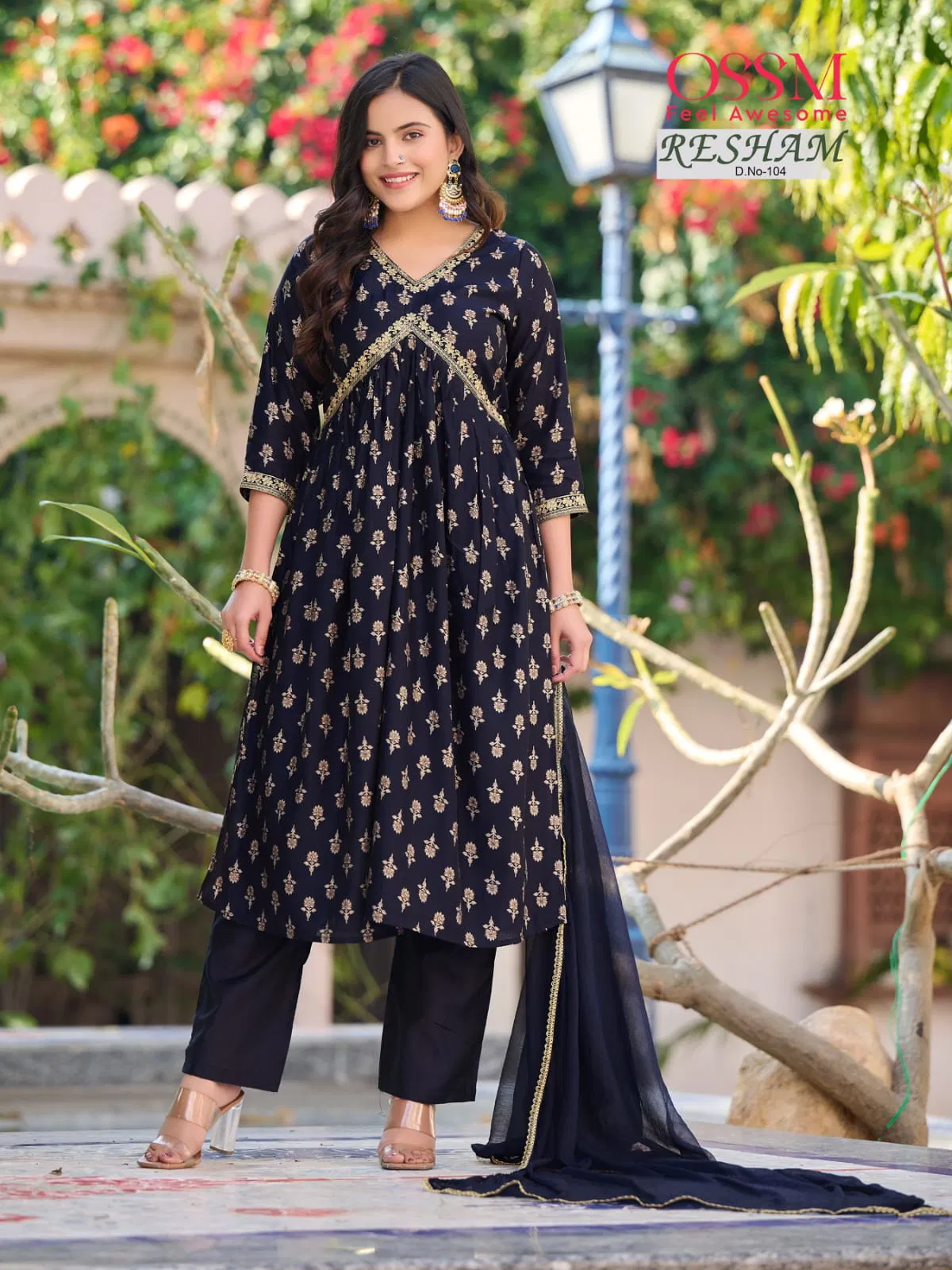 Ossm Resham Vol 1 Festive Wear Wholesale Anarkali Suits Catalog